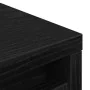 Zapatero de madera de roble negro 29,5x34x76 cm by , Shoe racks and shoe organizers - Ref: Foro24-861860, Price: 54,47 €, Dis...