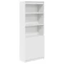 Aparador alto madera de ingeniería blanco 70x35x180 cm by , Sideboards - Ref: Foro24-3328471, Price: 111,70 €, Discount: %