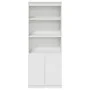 Aparador alto madera de ingeniería blanco 70x35x180 cm by , Sideboards - Ref: Foro24-3328471, Price: 111,70 €, Discount: %