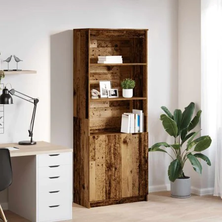 Aparador alto madera maciza 70x35x180 cm Madera de ingeniería de , Aparadores - Ref: Foro24-3328478, Precio: 120,72 €, Descue...