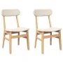 Sillas de comedor con cojines 2 uds madera maciza caucho von , Essstühle - Ref: Foro24-4102437, Preis: 152,57 €, Rabatt: %