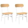 Sillas de comedor 2 unidades madera maciza de caucho blanco von , Essstühle - Ref: Foro24-4102440, Preis: 148,18 €, Rabatt: %