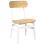 Sillas de comedor 2 unidades madera maciza de caucho blanco von , Essstühle - Ref: Foro24-4102440, Preis: 148,18 €, Rabatt: %