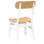 Sillas de comedor 2 unidades madera maciza de caucho blanco von , Essstühle - Ref: Foro24-4102440, Preis: 148,18 €, Rabatt: %