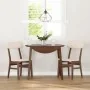 Sillas de comedor con cojines 2 uds madera maciza marrón caucho von , Essstühle - Ref: Foro24-4102435, Preis: 152,57 €, Rabat...