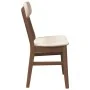 Sillas de comedor con cojines 2 uds madera maciza marrón caucho von , Essstühle - Ref: Foro24-4102435, Preis: 152,57 €, Rabat...