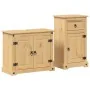 Juego de muebles de baño Corona 2 pzas madera maciza pino by , Bathroom furniture - Ref: Foro24-3334632, Price: 173,45 €, Dis...