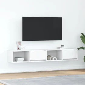 Muebles de TV 2 uds Blanco 80x31x25,5 cm Madera de ingeniería de , Muebles TV - Ref: Foro24-861455, Precio: 72,87 €, Descuent...