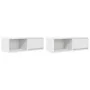 Muebles de TV 2 uds Blanco 80x31x25,5 cm Madera de ingeniería von , TV-Möbel - Ref: Foro24-861455, Preis: 72,87 €, Rabatt: %