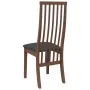Sillas de comedor con cojines 2 uds madera maciza marrón caucho de , Sillas de comedor - Ref: Foro24-4102454, Precio: 149,29 ...