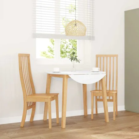 Sillas de comedor 2 unidades madera maciza de caucho by , dining chairs - Ref: Foro24-4102456, Price: 148,12 €, Discount: %