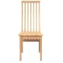 Sillas de comedor 2 unidades madera maciza de caucho by , dining chairs - Ref: Foro24-4102456, Price: 148,12 €, Discount: %