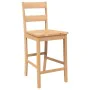 Taburetes de bar 2 uds madera maciza natural caucho von , Küchenhocker - Ref: Foro24-4102558, Preis: 131,15 €, Rabatt: %