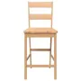 Taburetes de bar 2 uds madera maciza natural caucho von , Küchenhocker - Ref: Foro24-4102558, Preis: 131,15 €, Rabatt: %