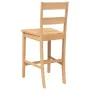 Taburetes de bar 2 uds madera maciza natural caucho von , Küchenhocker - Ref: Foro24-4102558, Preis: 131,15 €, Rabatt: %