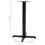 Pata de mesa de bistró negra 56x56x72 cm de hierro fundido von , Tischbeine - Ref: Foro24-325429, Preis: 83,94 €, Rabatt: %