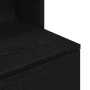 Mesilla de noche de madera de ingeniería negra 39x35x125 cm de , Mesitas de noche - Ref: Foro24-861311, Precio: 75,92 €, Desc...