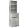 Mesilla de noche gris hormigón 39x35x125cm madera de ingeniería de , Mesitas de noche - Ref: Foro24-861313, Precio: 73,41 €, ...