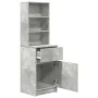 Mesilla de noche gris hormigón 39x35x125cm madera de ingeniería de , Mesitas de noche - Ref: Foro24-861313, Precio: 73,41 €, ...