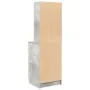 Mesilla de noche gris hormigón 39x35x125cm madera de ingeniería de , Mesitas de noche - Ref: Foro24-861313, Precio: 73,41 €, ...