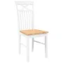 Sillas de comedor 2 unidades madera maciza de caucho blanco von , Essstühle - Ref: Foro24-4102414, Preis: 118,56 €, Rabatt: %