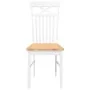 Sillas de comedor 2 unidades madera maciza de caucho blanco von , Essstühle - Ref: Foro24-4102414, Preis: 118,56 €, Rabatt: %