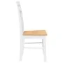 Sillas de comedor 2 unidades madera maciza de caucho blanco von , Essstühle - Ref: Foro24-4102414, Preis: 118,56 €, Rabatt: %
