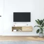 Mueble de TV de roble Sonoma 100x31x25,5cm Madera de ingeniería by , TV Furniture - Ref: Foro24-861476, Price: 52,14 €, Disco...