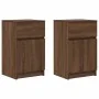 Mesitas de noche 2 uds madera roble marrón 39x35x65 cm de , Mesitas de noche - Ref: Foro24-861332, Precio: 91,36 €, Descuento: %