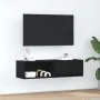 Mueble de TV de madera de roble negro 100x31x25,5 cm von , TV-Möbel - Ref: Foro24-861474, Preis: 55,54 €, Rabatt: %