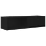 Mueble de TV de madera de roble negro 100x31x25,5 cm von , TV-Möbel - Ref: Foro24-861474, Preis: 55,54 €, Rabatt: %