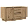 Mueble de TV con luces LED roble artesanal 100x41x50 cm de , Muebles TV - Ref: Foro24-861417, Precio: 104,57 €, Descuento: %