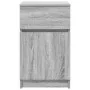 Mesitas de noche 2 uds madera contrachapada gris 39x35x65 cm by , Nightstands - Ref: Foro24-861330, Price: 91,36 €, Discount: %
