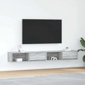 Muebles de TV 2 uds madera ingeniería gris Sonoma 100x31x25,5cm de , Muebles TV - Ref: Foro24-861483, Precio: 92,23 €, Descue...
