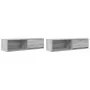 Muebles de TV 2 uds madera ingeniería gris Sonoma 100x31x25,5cm de , Muebles TV - Ref: Foro24-861483, Precio: 92,23 €, Descue...