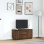 Mueble de TV con luces LED roble marrón 100x41x50 cm by , TV Furniture - Ref: Foro24-861415, Price: 116,98 €, Discount: %
