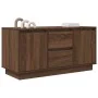 Mueble de TV con luces LED roble marrón 100x41x50 cm by , TV Furniture - Ref: Foro24-861415, Price: 116,98 €, Discount: %