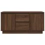 Mueble de TV con luces LED roble marrón 100x41x50 cm by , TV Furniture - Ref: Foro24-861415, Price: 116,98 €, Discount: %