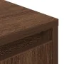 Mueble de TV con luces LED roble marrón 100x41x50 cm by , TV Furniture - Ref: Foro24-861415, Price: 116,98 €, Discount: %