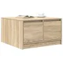 Mesa de centro con cajones roble Sonoma 70,5x70x40 cm von , Couchtisch - Ref: Foro24-3328410, Preis: 102,16 €, Rabatt: %