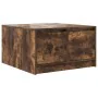 Mesa de centro con cajones roble ahumado 70,5x70x40 cm de , Mesas de centro - Ref: Foro24-3328412, Precio: 102,15 €, Descuent...
