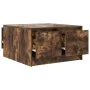 Mesa de centro con cajones roble ahumado 70,5x70x40 cm de , Mesas de centro - Ref: Foro24-3328412, Precio: 102,15 €, Descuent...