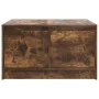 Mesa de centro con cajones roble ahumado 70,5x70x40 cm de , Mesas de centro - Ref: Foro24-3328412, Precio: 102,15 €, Descuent...