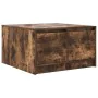 Mesa de centro con cajones roble ahumado 70,5x70x40 cm de , Mesas de centro - Ref: Foro24-3328412, Precio: 102,15 €, Descuent...