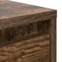 Mesa de centro con cajones roble ahumado 70,5x70x40 cm de , Mesas de centro - Ref: Foro24-3328412, Precio: 102,15 €, Descuent...