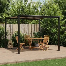 Cenador de jardín antracita 3x3 m aluminio by , Tents and gazebos - Ref: Foro24-3217060, Price: 681,80 €, Discount: %
