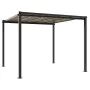 Cenador de jardín antracita 3x3 m aluminio by , Tents and gazebos - Ref: Foro24-3217060, Price: 683,05 €, Discount: %