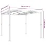 Cenador de jardín antracita 3x3 m aluminio by , Tents and gazebos - Ref: Foro24-3217060, Price: 683,05 €, Discount: %