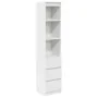 Aparador alto blanco 37,5x35x180 cm madera de ingeniería von , Sideboards - Ref: Foro24-861661, Preis: 99,58 €, Rabatt: %