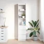 Aparador alto blanco 37,5x35x180 cm madera de ingeniería von , Sideboards - Ref: Foro24-861661, Preis: 99,58 €, Rabatt: %